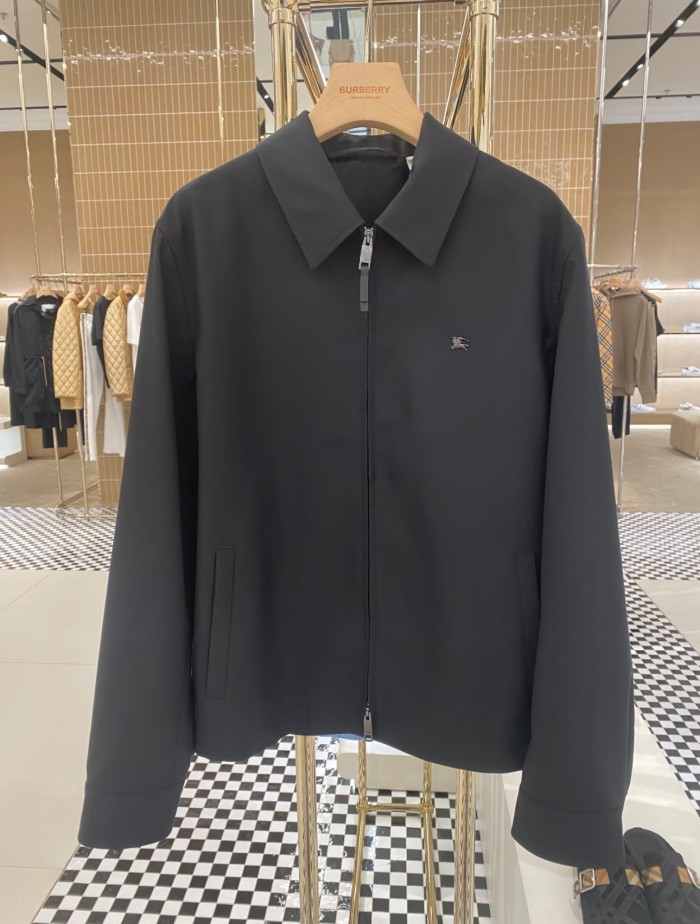 BURBERRY2034 버버리  칼라 자켓  블랙 