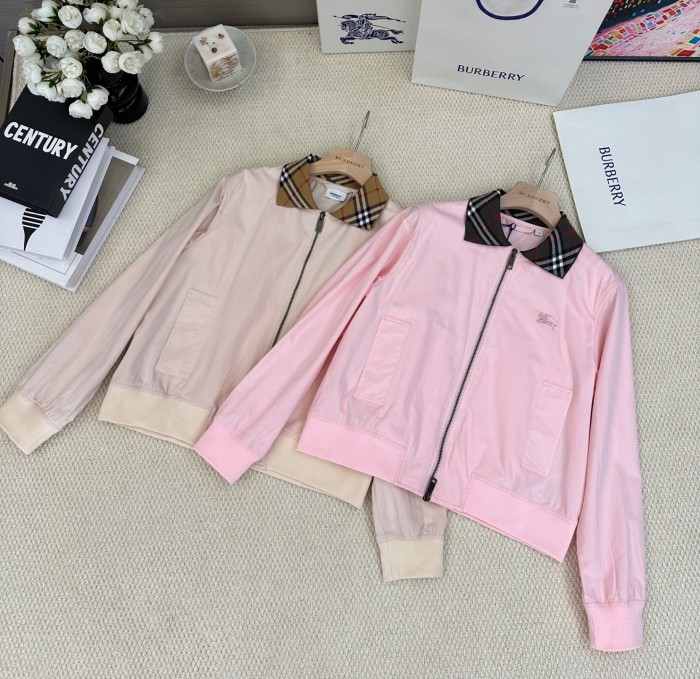 BURBERRY2042 버버리 Hayfeld 자겟 여성 핑크/베이지